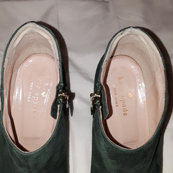 Kate Spade leather suede booties size 6 Italy - Picture 2 of 8